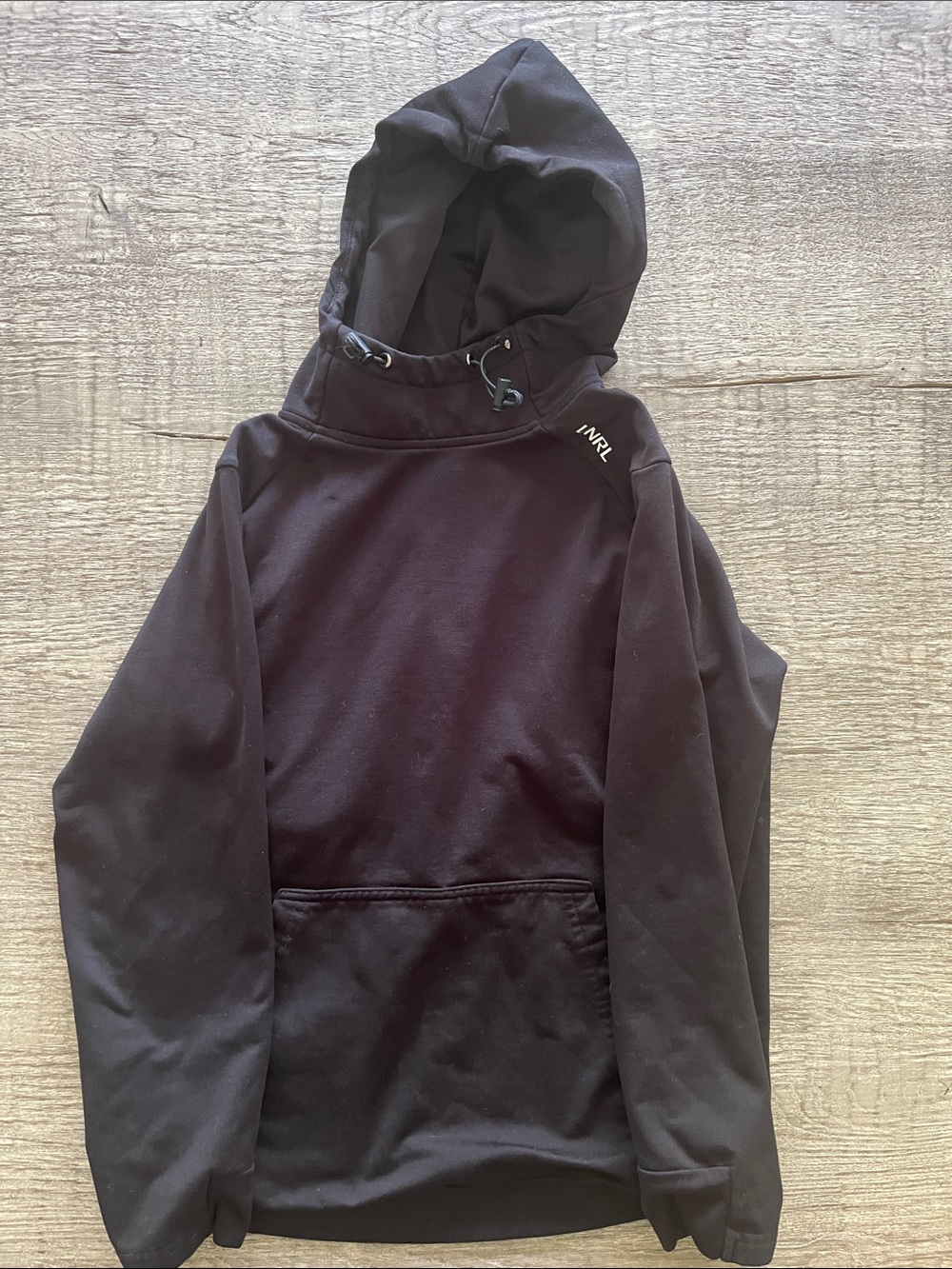 UNRL Kids' Black Hooded Pullover Sweatshirt